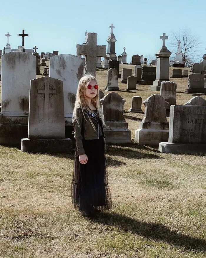 A Horror–Mad Seven-Year-Old Girl Has Ditched Disney Princesses To Dress Up As Horror Icons (45 Pics)
