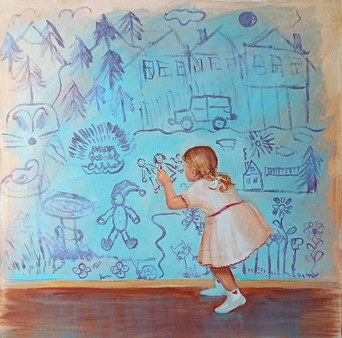 Artist Creates 100 Paintings That You Will Probably Relate To If You Grew Up In Slavic Countries