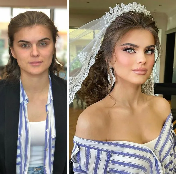 21 mujeres antes y después de ser maquilladas para su boda por Arber Bytyqi (nuevas fotos)