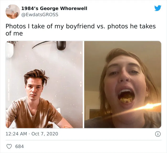 30 Of The Funniest Photos Taken By Girlfriends Vs Boyfriends