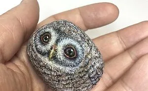 I Paint 3D Miniature Animals On Stones To Reflect Their Character And Spirit (30 Pics)