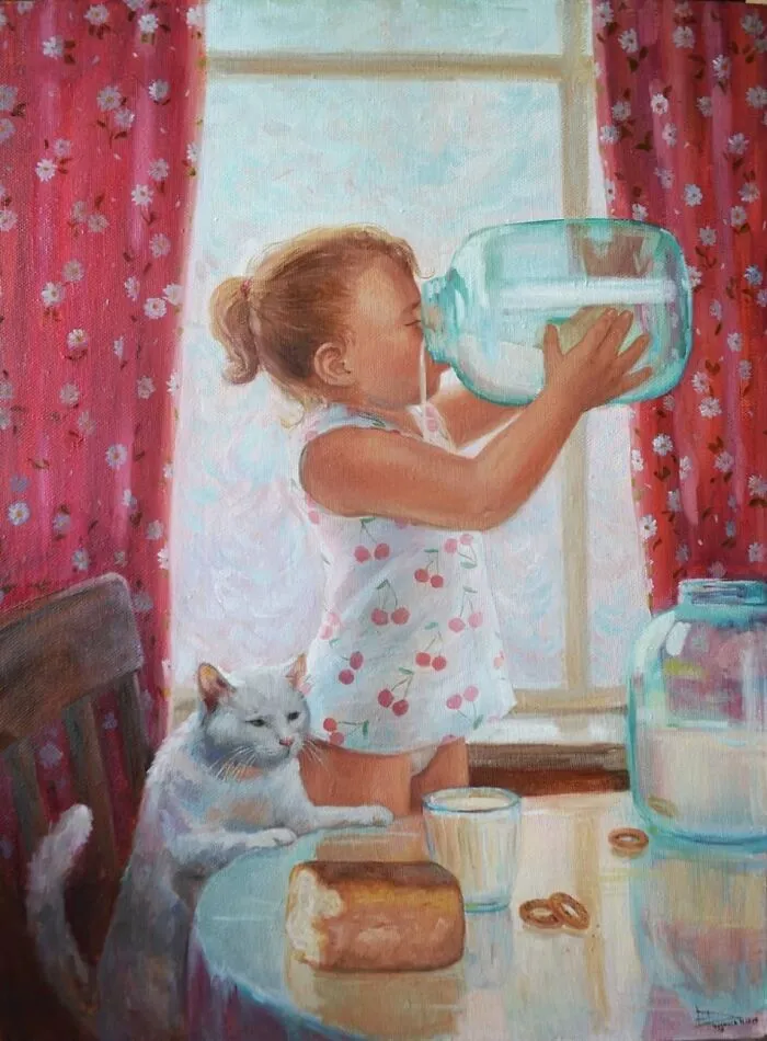 Artist Creates 100 Paintings That You Will Probably Relate To If You Grew Up In Slavic Countries