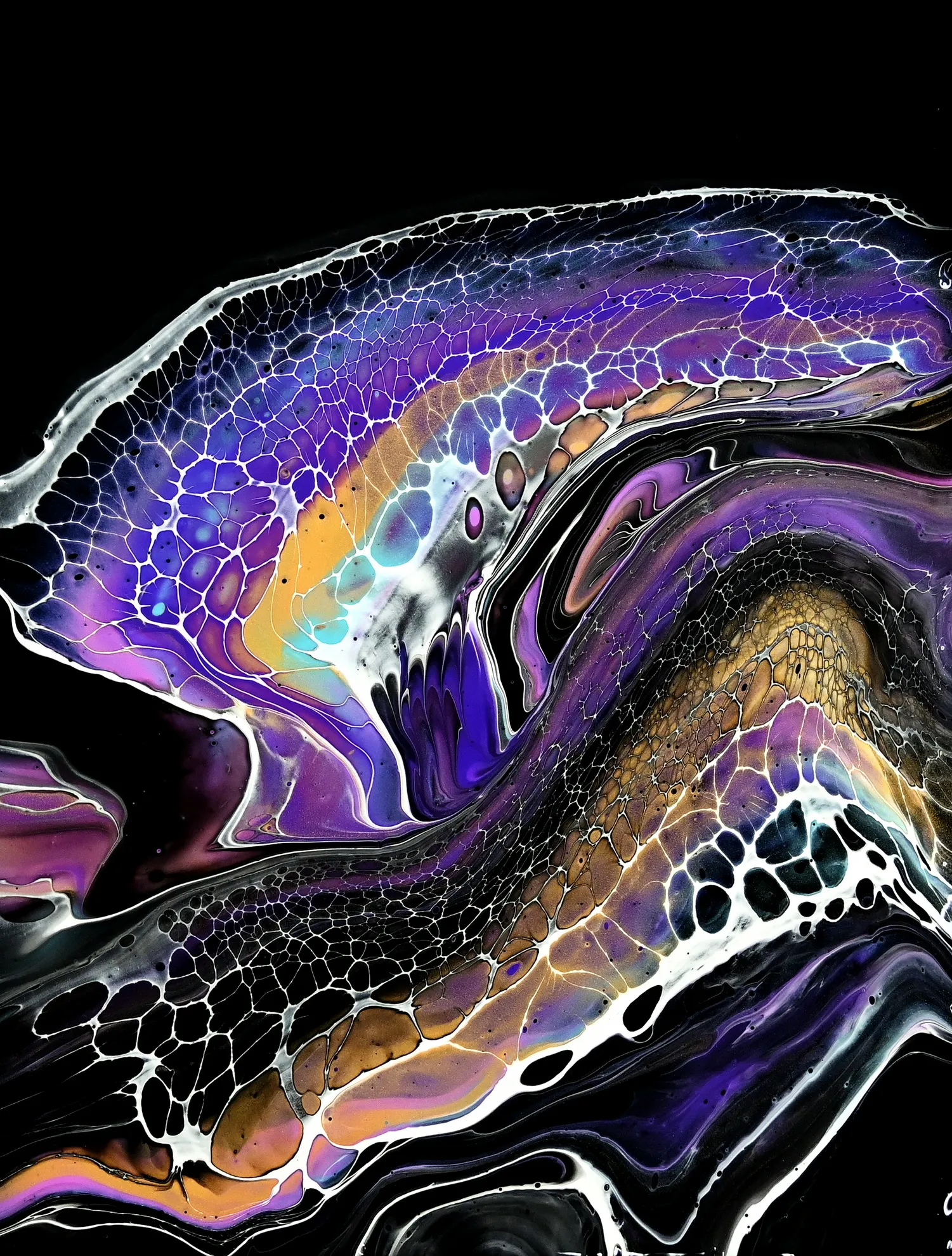 Testing Ultimate Pouring By Pebeo ~ Palete Knife Acrylic Swipe ~ Amazing Results ~ Fluid Art