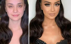 21 Women Before And After Their Bridal Makeup By Arber Bytyqi (New Pics)