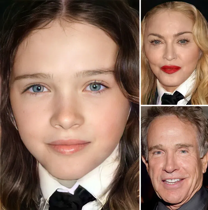 Madonna y Warren Beatty