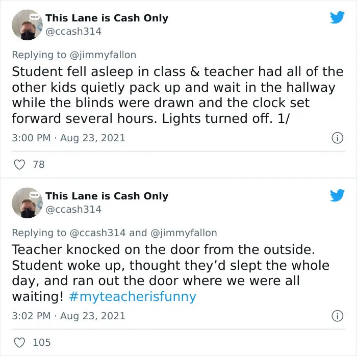 People Are Sharing Funny, Weird, And Embarrassing Stories About Their Teachers For Jimmy Fallon's Challenge (40 Pics)