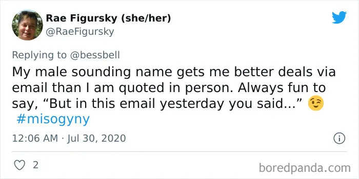 16 Times Women Saw How Males Are Treated Differently First-Hand By Inventing A "Male Colleague"