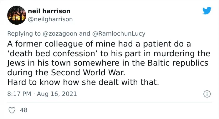 40 Nurses Joined This Viral Twitter Thread Sharing What Their Older Patients Have Confessed To Them