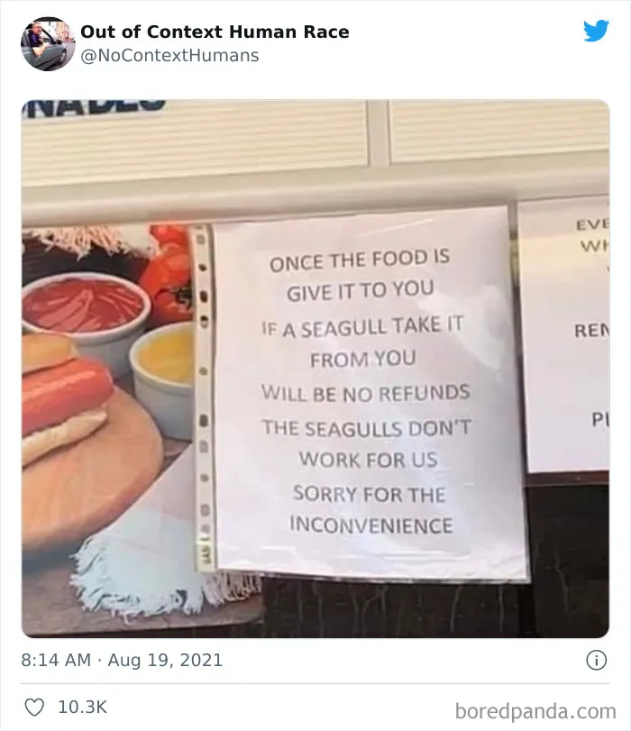 40 Funny Pics From The "Out Of Context Human Race" Twitter Page That Presents Not The Brightest Side Of Humanity