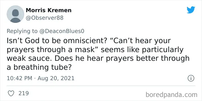 Televangelist Claims That God Can’t Hear Prayers Through A Mask, The Internet Reacts With 31 Hilarious Tweets