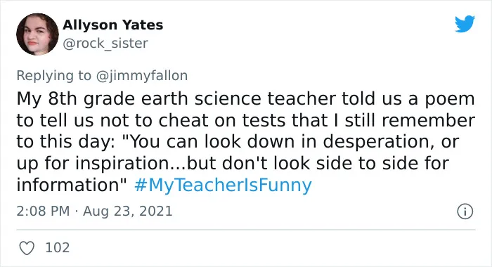People Are Sharing Funny, Weird, And Embarrassing Stories About Their Teachers For Jimmy Fallon's Challenge (40 Pics)