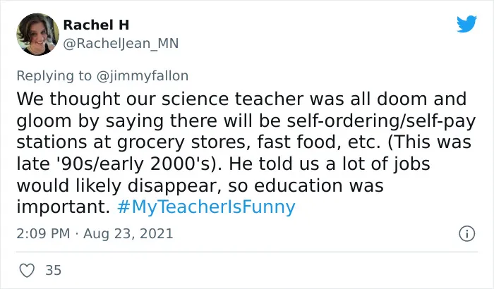 People Are Sharing Funny, Weird, And Embarrassing Stories About Their Teachers For Jimmy Fallon's Challenge (40 Pics)