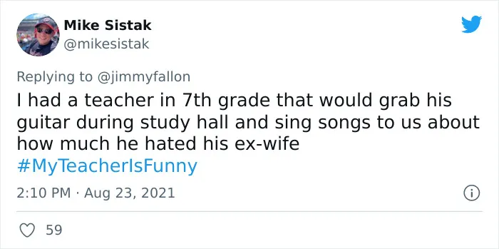 People Are Sharing Funny, Weird, And Embarrassing Stories About Their Teachers For Jimmy Fallon's Challenge (40 Pics)