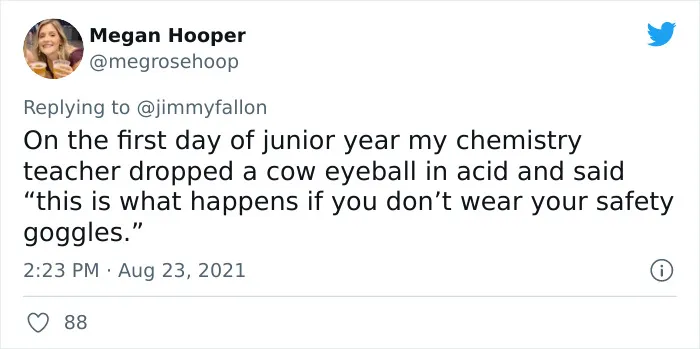 People Are Sharing Funny, Weird, And Embarrassing Stories About Their Teachers For Jimmy Fallon's Challenge (40 Pics)