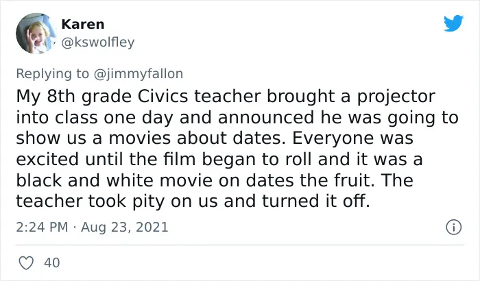 People Are Sharing Funny, Weird, And Embarrassing Stories About Their Teachers For Jimmy Fallon's Challenge (40 Pics)