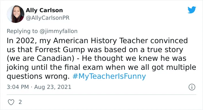 People Are Sharing Funny, Weird, And Embarrassing Stories About Their Teachers For Jimmy Fallon's Challenge (40 Pics)