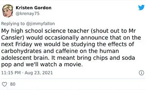 People Are Sharing Funny, Weird, And Embarrassing Stories About Their Teachers For Jimmy Fallon's Challenge (40 Pics)
