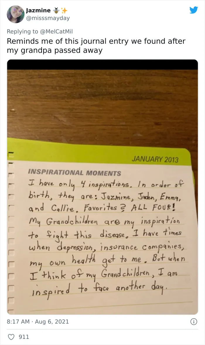 People Are Sharing Heartwarming Things They've Learned About Their Loved Ones (30 Pics)