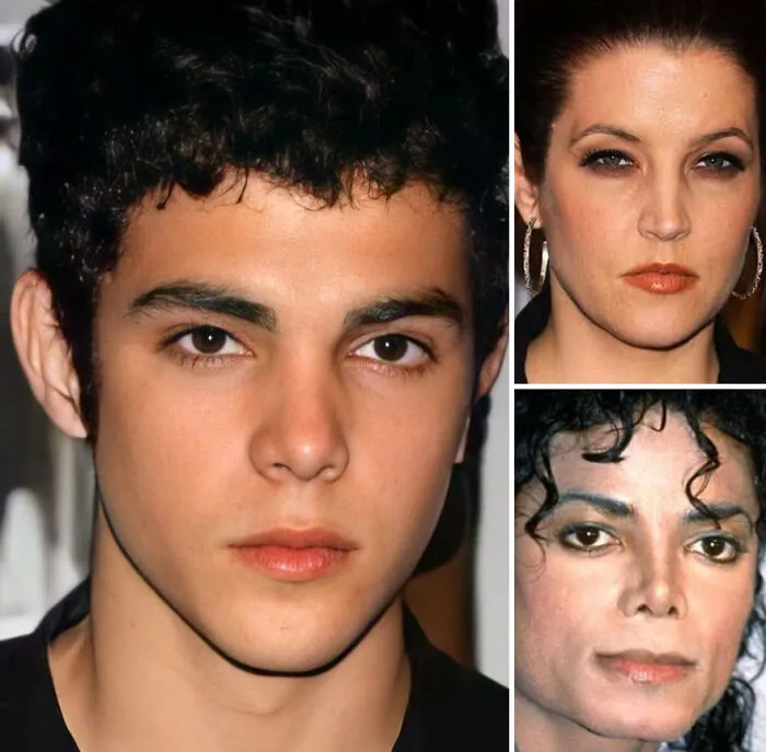 Lisa Marie Presley y Michael Jackson