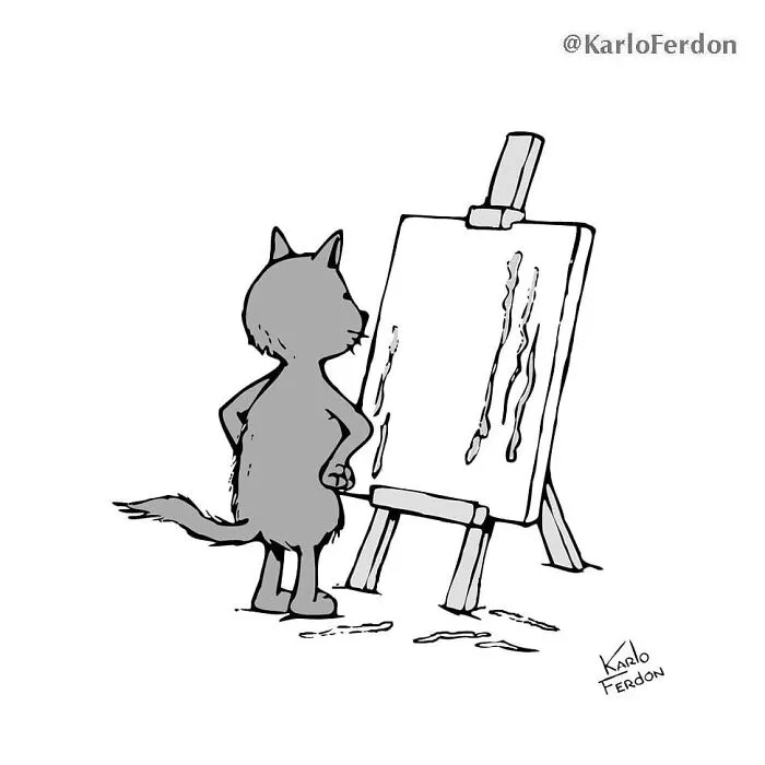 This Artist Makes Humorous One-Panel Comics Without Dialogue (30 New Pics)