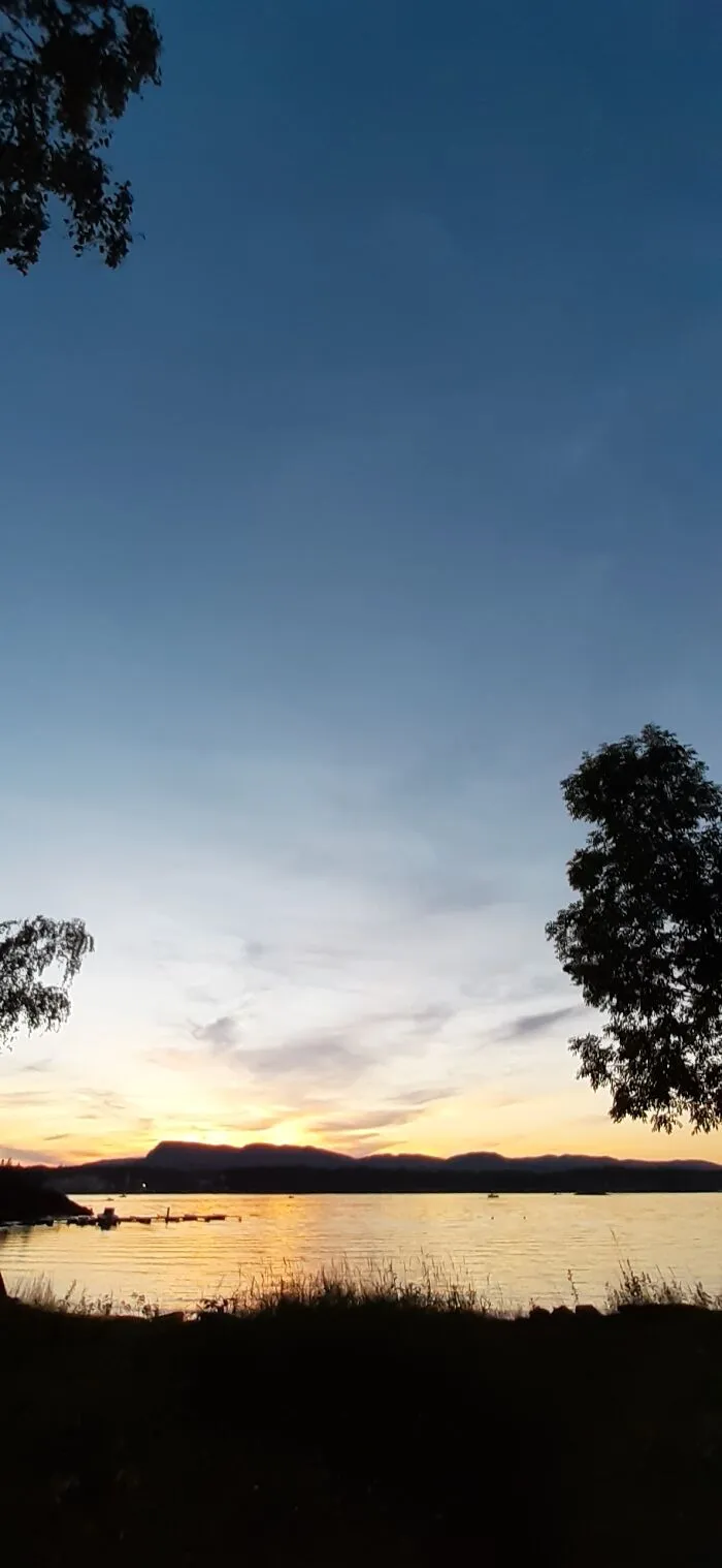 Sunset At Kjeholmen, Southwest Of Oslo