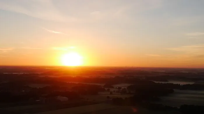 Sunrise Seen From A Balloon