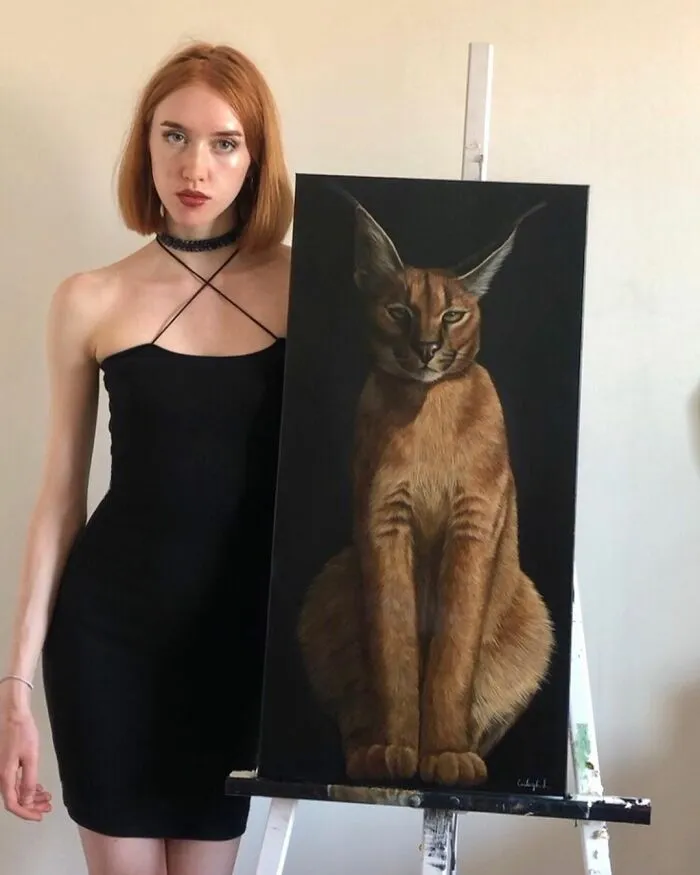 My Daughter Creates Hyper-Realistic Animal Portraits (30 Pics)