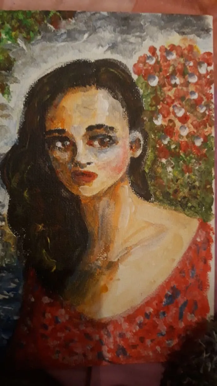 I Was Really Sad So I Decided To Engage Myself Into Some Acrylic Paint