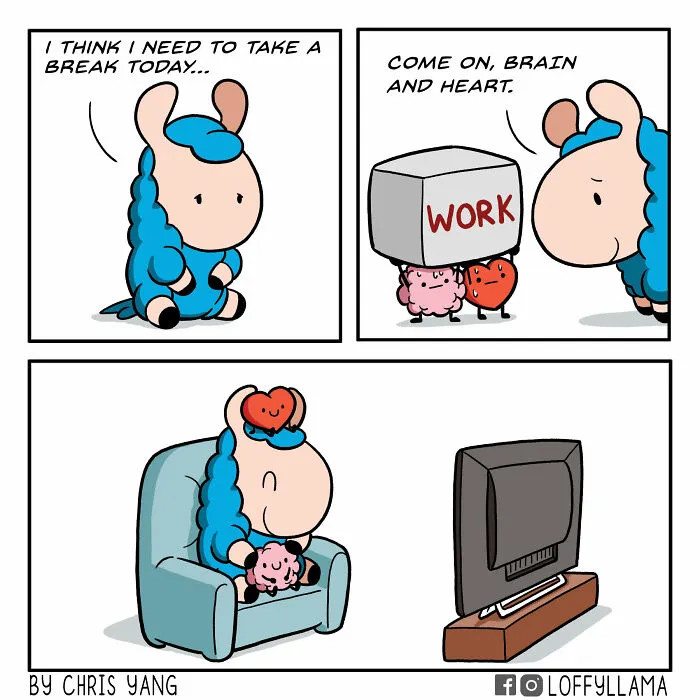 My 23 New Wholesome And Positive Comics About A Blue Llama