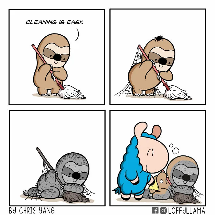 My 23 New Wholesome And Positive Comics About A Blue Llama