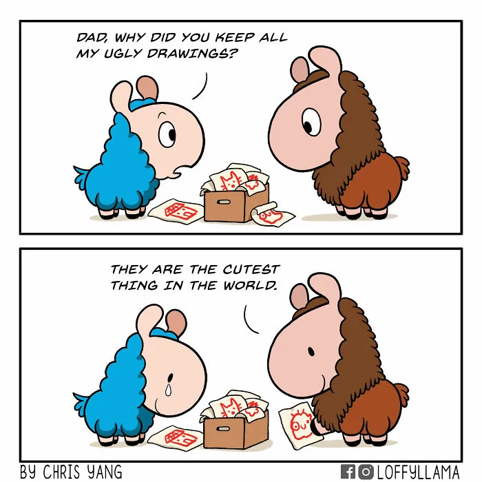 My 23 New Wholesome And Positive Comics About A Blue Llama
