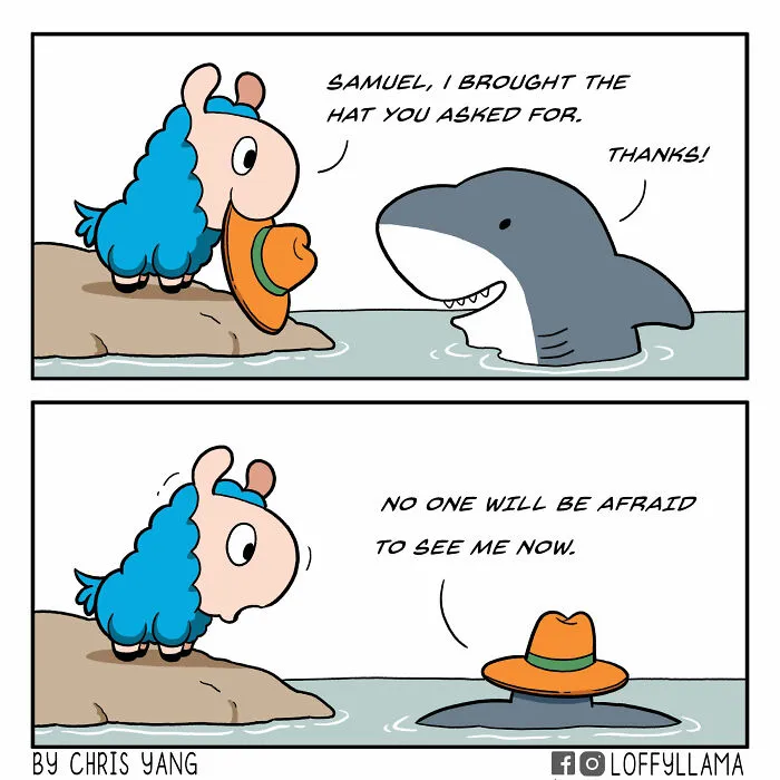 My 23 New Wholesome And Positive Comics About A Blue Llama