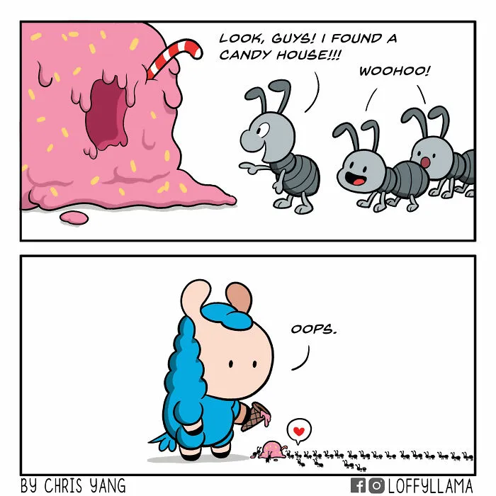 My 23 New Wholesome And Positive Comics About A Blue Llama