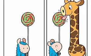 My 23 New Wholesome And Positive Comics About A Blue Llama