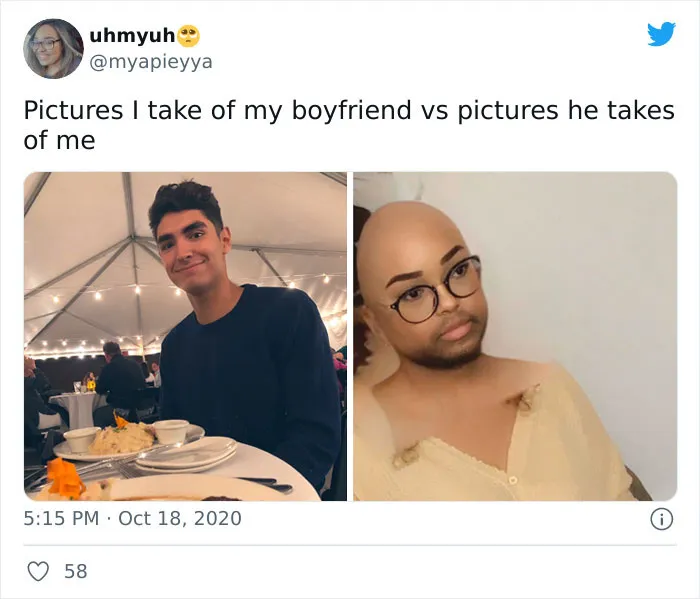 30 Of The Funniest Photos Taken By Girlfriends Vs Boyfriends