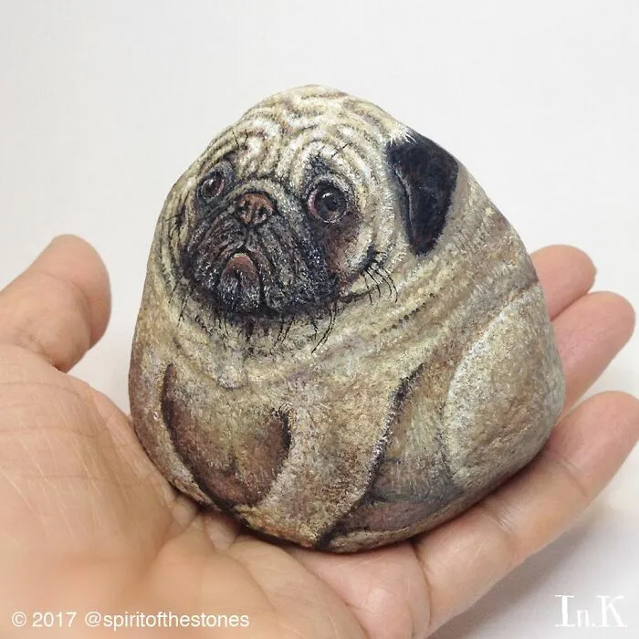 I Paint 3D Miniature Animals On Stones To Reflect Their Character And Spirit (30 Pics)