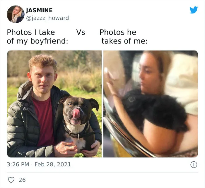 30 Of The Funniest Photos Taken By Girlfriends Vs Boyfriends
