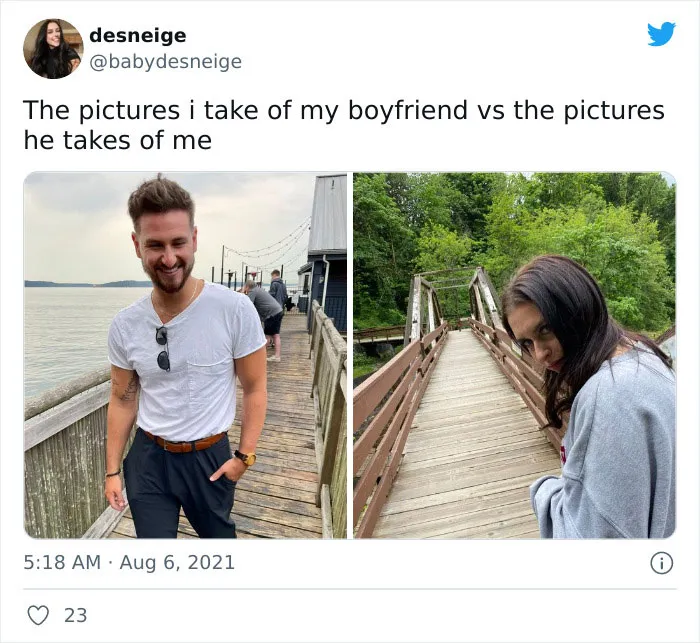 30 Of The Funniest Photos Taken By Girlfriends Vs Boyfriends