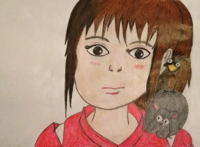 Spirited Away (First Time Trying Anime Art)