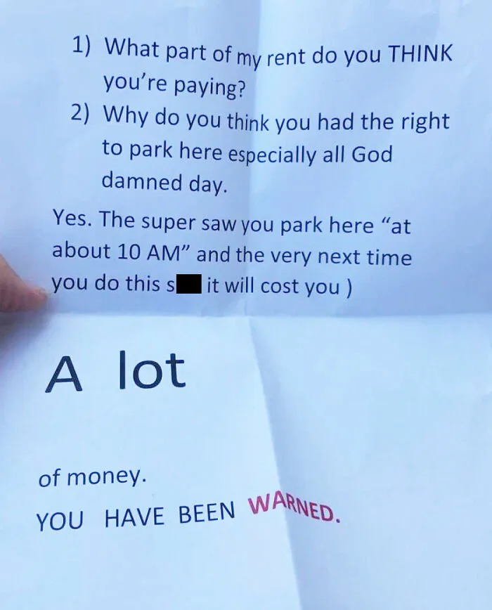 My Coworker Parked In The Wrong Lot Near The Building