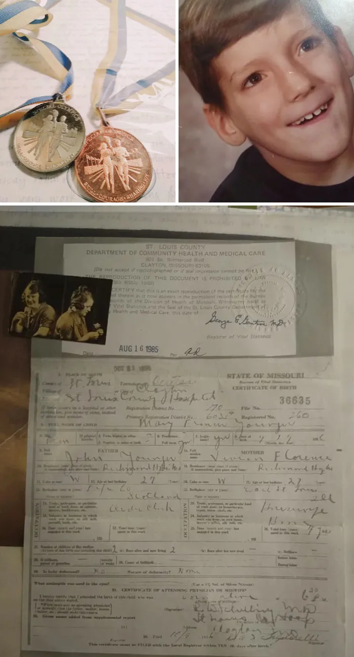 Bo ganó 6 medallas durante las Olimpiadas Especiales de 1991, celebradas en San Luis Missouri. En 1992 murió en la silla del dentista por complicaciones con la anestesia. Encontré sus medallas en un contenedor y ahora me gustaría encontrar fotos de él. Stephen "Bo" Anich. Nació en el 75 y tenía parálisis cerebral