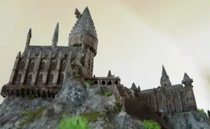 I Made An Entire Hogwarts Grounds Model From The Harry Potter Films