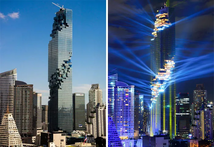 Torre Mahanakhon en Bangkok, Tailandia