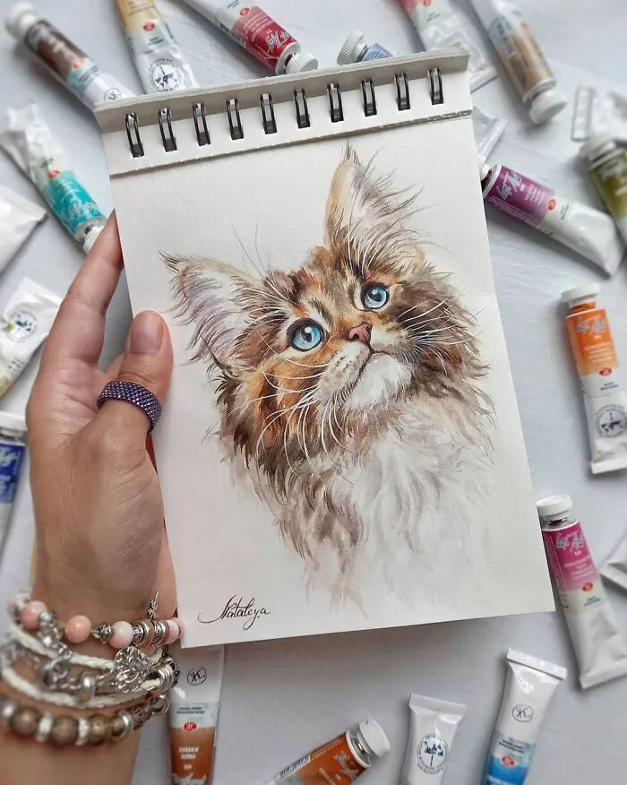 I Am Homeless Because Nature And Travels Inspire Me To Create These Paintings (46 Pics)