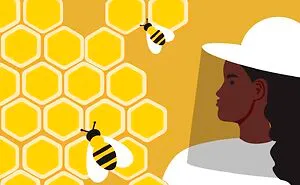 The Artist Supported The Action «women For Bees» (7 Illustrations)