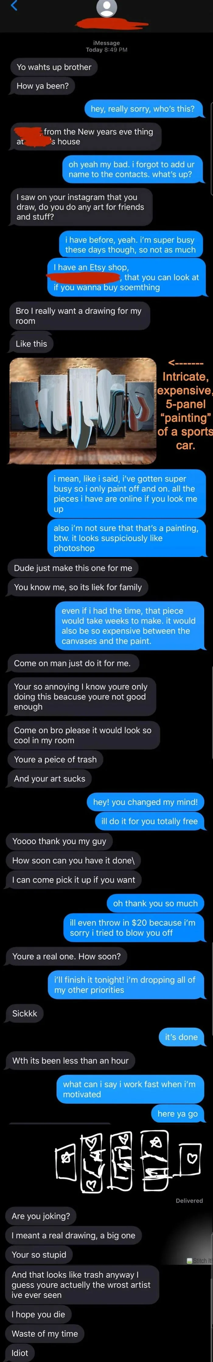 The Cheek Of Some People....