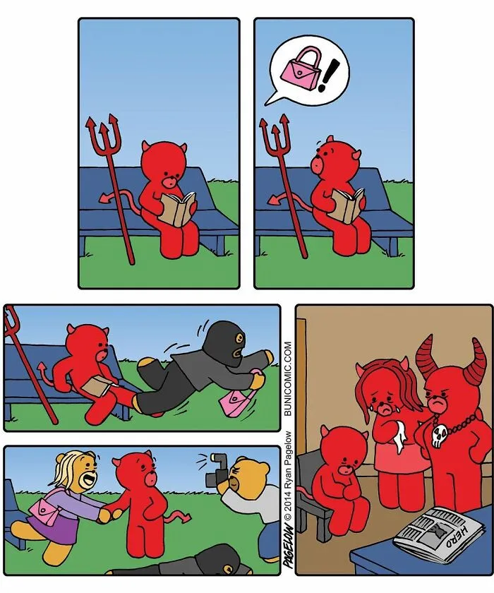 30 Comics By Buni That Are Funny, Sad, And Twisted At The Same Time (New Pics)