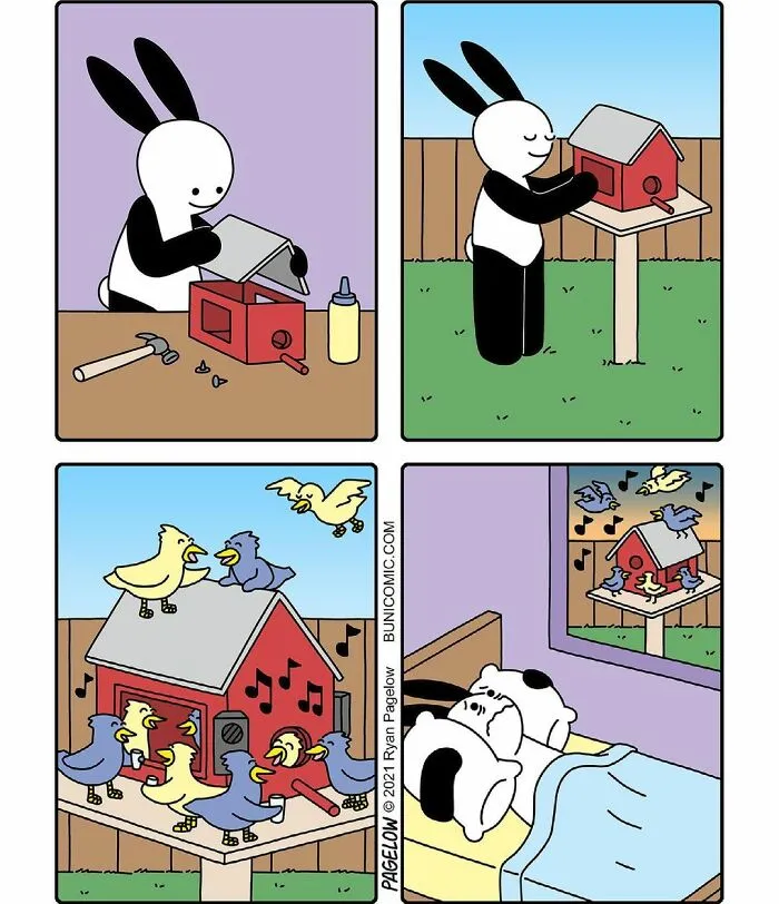 30 Comics By Buni That Are Funny, Sad, And Twisted At The Same Time (New Pics)