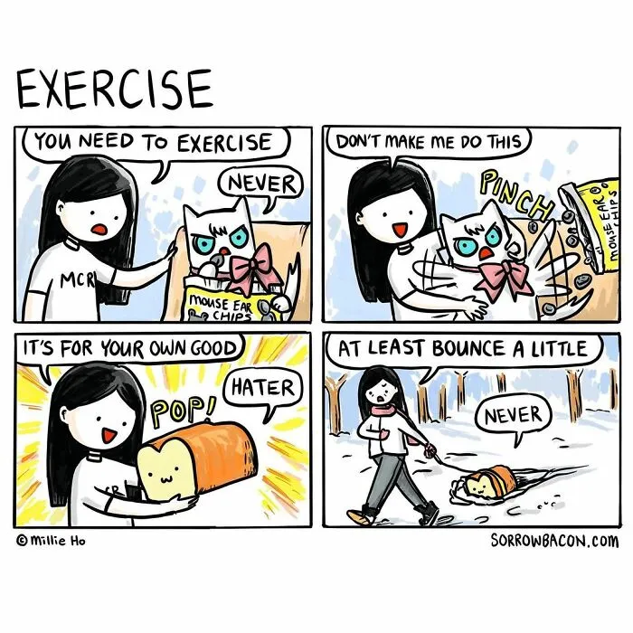 Comics About Life's Random Things With Funny Twists By Sorrowbacon (30 Pics)