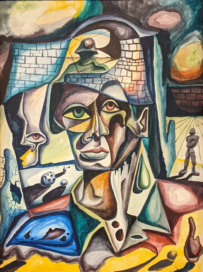 A 1954 Watercolor Made By Burt Shonberg When The Artist Was 21 Years Old.  Curator Brian Chidester Has Referred To This Work As The Artist's Earliest Known Masterpiece